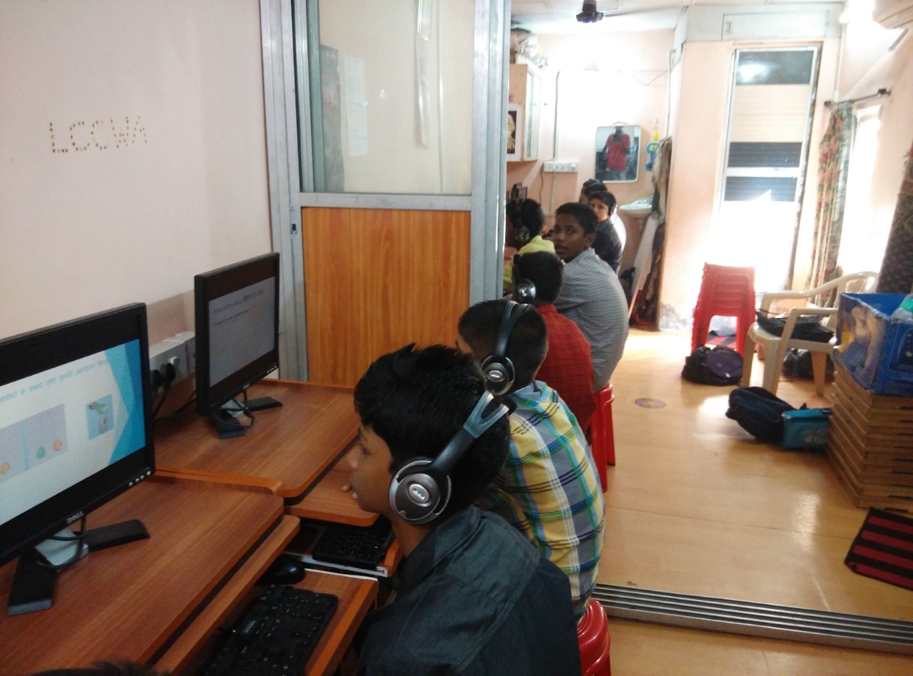 Students of LCCWA NGO attending OLI sessions